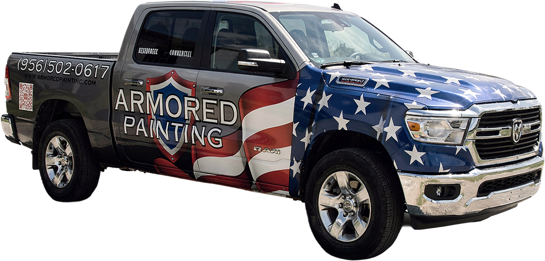 Armored Painting company vehicle