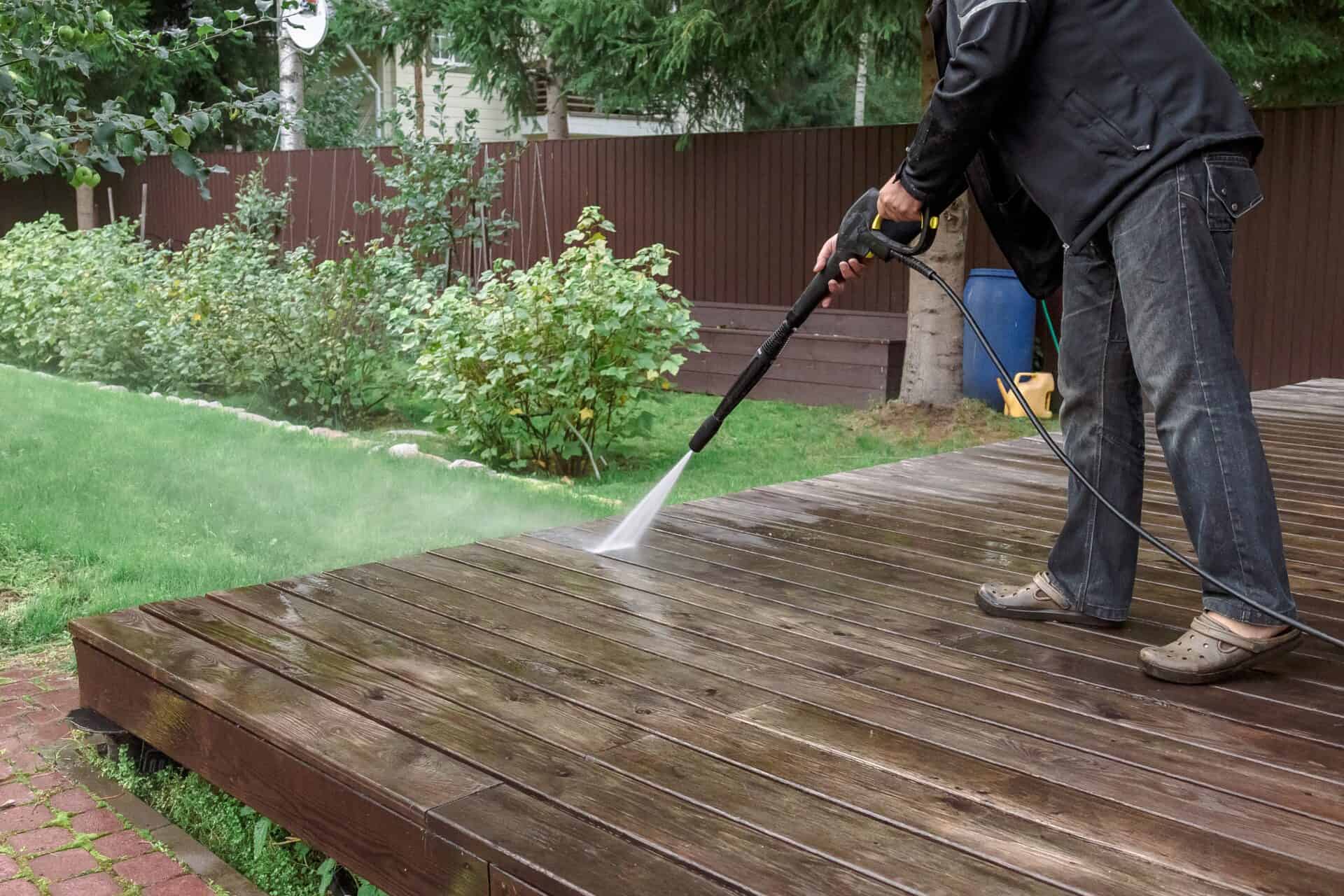 When to Power Wash Your Deck